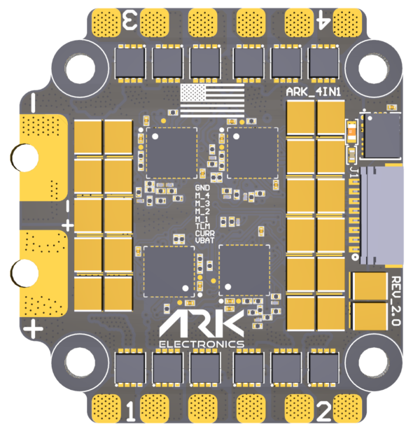 ARK 4IN1 NDAA ESC Pinout